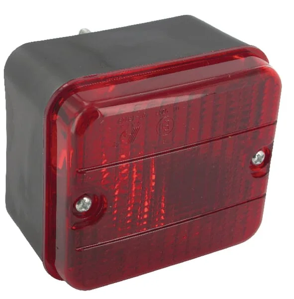 Gopart - LA99370GP - Square Fog Light, 12V, Red, 85x52x75mm, Gopart