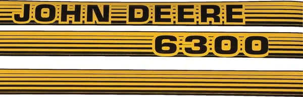 Gopart - TR6300JD - Sticker Set John Deere 6300