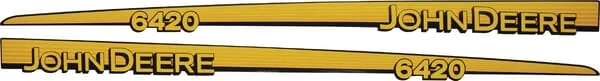 Gopart - TR6420JD - Sticker Set "John Deere 6420"