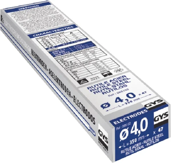 GYS - 085152GYS - Rutile Electrode 4.0 x 350 mm (47 Pcs.)