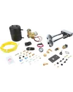 Hadley - H00961EA - Dual Horn Kit ECE 12V Solenoid Zn/Cr