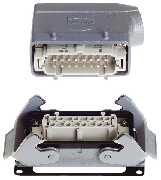 Harting - HANKIT16BP - Connection Set Bulkhead 16p