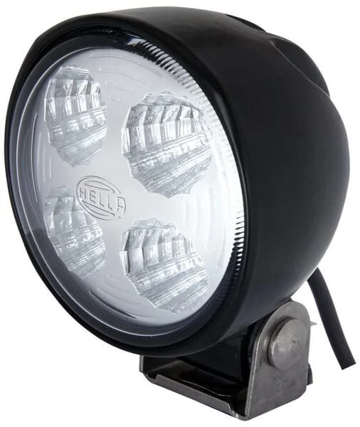 HELLA - 1G0996276453 - Arbeitsleuchte LED 800lm Rund 12/24V Transparent
