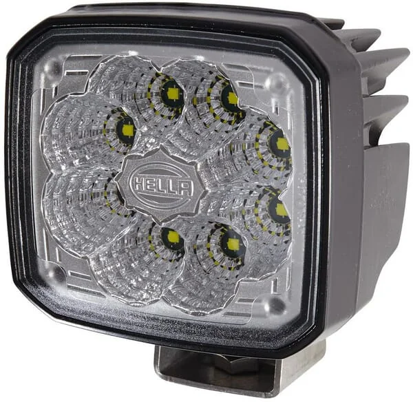 Hella - 1GA995606011 - Work Light LED, Square, 12/24V, White