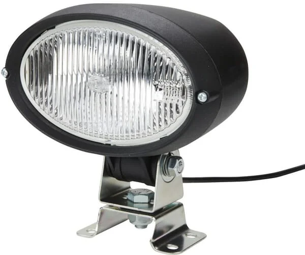 Hella - 1GA996161391 - Work Light Halogen, 65W, Oval, 12V, Transparent/White, 160x113x167mm, H9