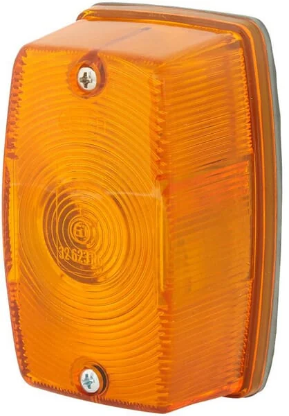 Hella - 2BA002324001 - Indicator Light 21W, Rectangular, 12/24V, Amber, Bolt On, 114x50x70mm