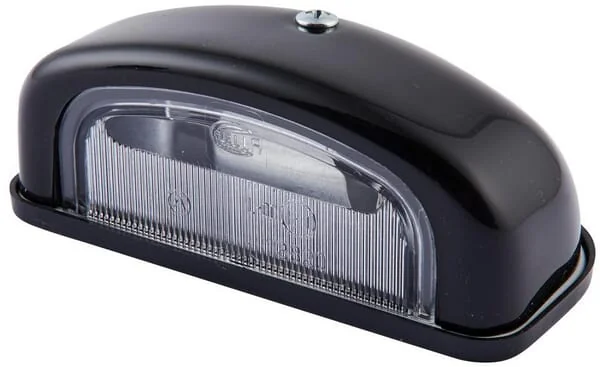 HELLA - 2KA001386231 - Kennzeichenleuchte 5W Rechteckig 12V Transparent Schraubmontage