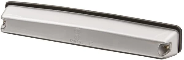 Hella - 2KA001610001 - Number Plate Light 5W Rectangular 12/24V White Bolt On 260x39x45mm