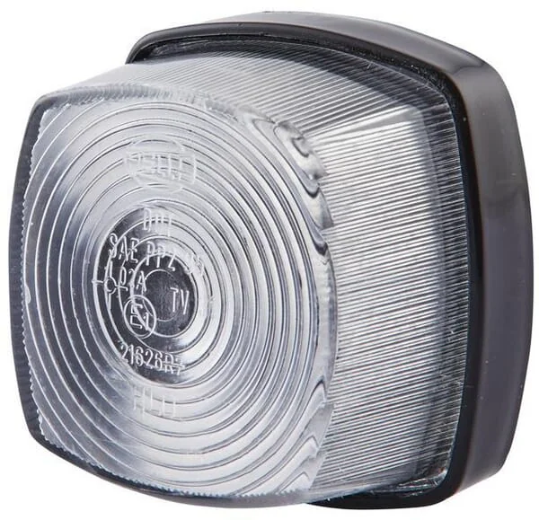 Hella - 2PF003057041 - Marker Light 5W Square 12V Transparent Bolt On 62x40x62mm