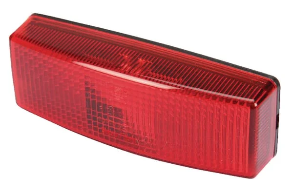 Hella - 2SA006717001 - Marker Light 5W Rectangular 12V Red Bolt On 110x25x40mm