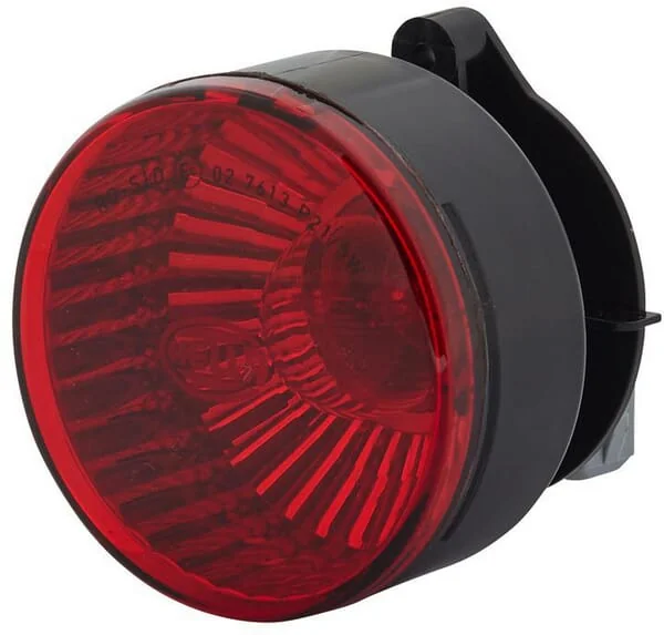 Hella - 2SB009001387 - Brake Light Round 12V Red Bolt On Diameter 66mm