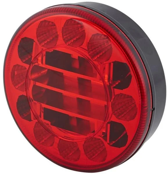 Hella - 2SB357027011 - Brake Light LED Round 10/30V Red Bolt On Diameter 122mm 24 LEDs