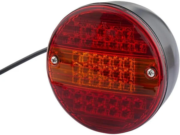 Hella - 2SD001685347 - Rear Light LED Round 24V Red/Orange Bolt On Diameter 140mm 42 LEDs