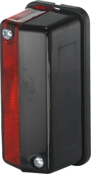 Hella - 2XS005020081 - Marker Light 4W, Rectangular, 12/24V, Red, Bolt On, Hella