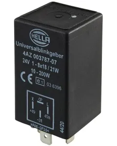 Hella - 4AZ003787071 - Flasher Relay, 4 Pole, 24 V