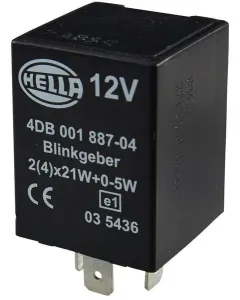 Hella - 4DB001887041 - Flasher Relay, 4 Pole, 12 V