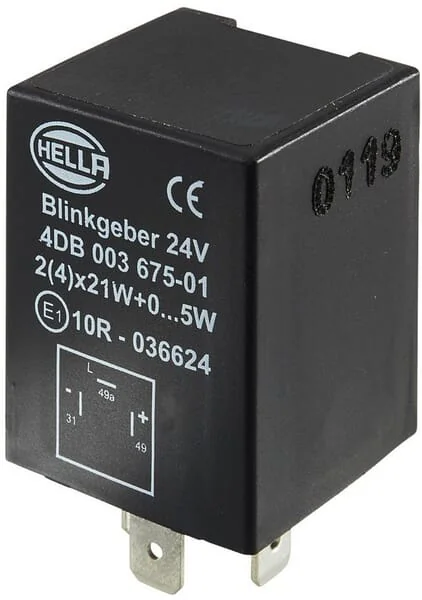 Hella - 4DB003675011 - Flasher Unit 3-Pin 24V