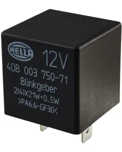 Hella - 4DB003750711 - Flasher Relay, 3 Pole, 12 V