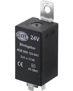 Hella - 4DB009123041 - Flasher Relay 24V 4 Pole