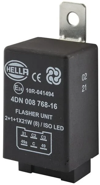 Hella - 4DN008768167 - Flasher Relay LED 6-Pole 12V