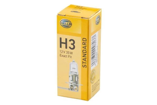 Hella - 8GH002090271 - Halogen Bulb H3 12V 35W Pk22S White Hella