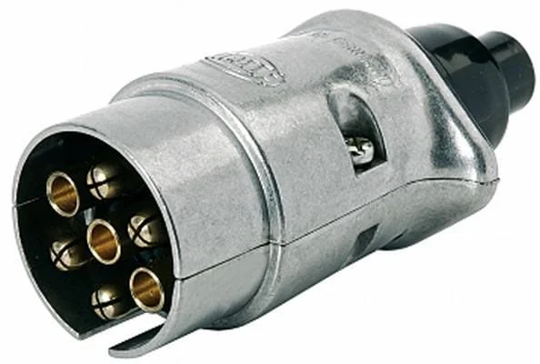 Hella - 8JA001918021 - Plug - 12V - 7-Pin Connector - Plug: Screw Contact