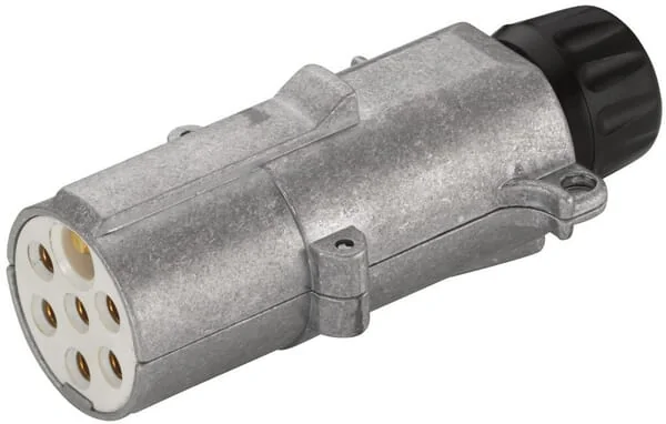 Hella - 8JA003832011 - Plug 7 Pin DIN/ISO 3731 Blade Terminal Metal