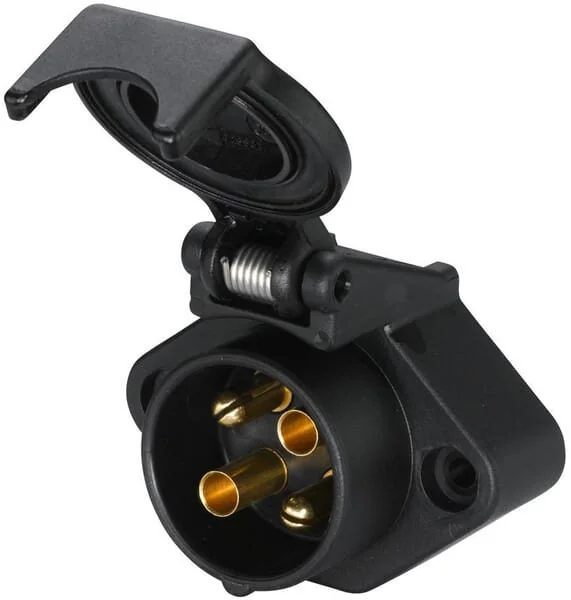 Hella - 8JB001944011 - Socket - 24V - 4-Pin Connector - Plug: Screw Contact