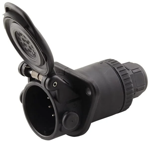 Hella - 8JB007242021 - Socket - 24V - Fitting - Plug: Crimp Contact/Soldered Bush Contact