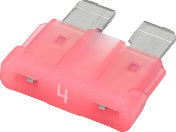 Hella - 8JS711683052 - Fuse Standard Blade 32V 4A Length 18.6mm Pink Pack 50x Hella