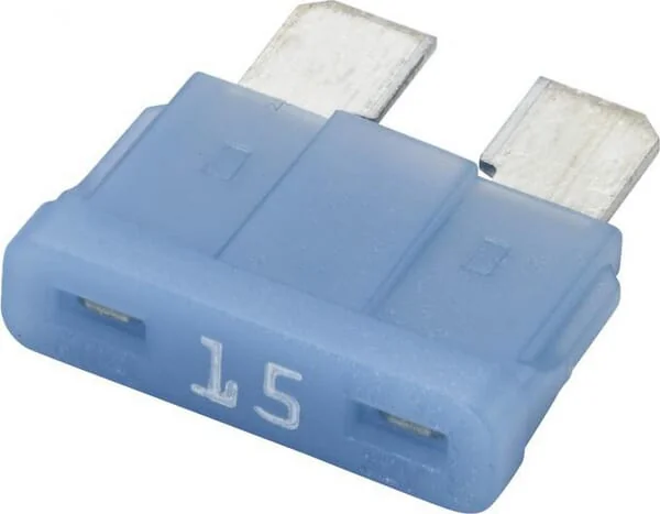 Hella - 8JS711683102 - Fuse Standard Blade 12V 15A Length 18.8mm Blue Pack 10x Hella