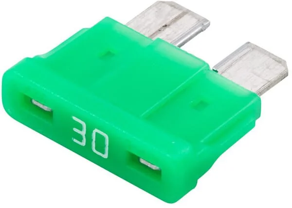 Hella - 8JS711683132 - Fuse Standard Blade 12V 30A Length 18.8mm Green Pack 10x Hella