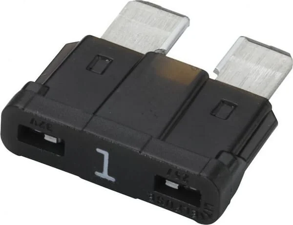 Hella - 8JS711683831 - Automotive Fuse Standard 32V 1A Length 18.8mm Black 5x Hella