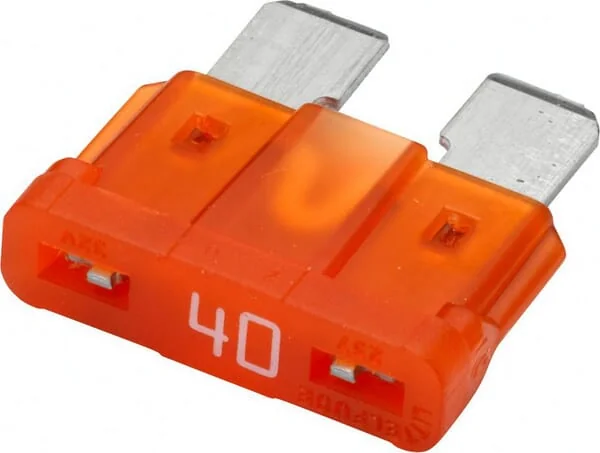 Hella - 8JS711683851 - Fuse Standard Blade 32V 40A Length 18.8mm Orange Pack 5x Hella