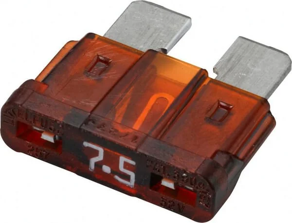 Hella - 8JS711685002 - Fuse Standard Blade 32V 7.5A Length 18.6mm Brown Pack 50x Hella