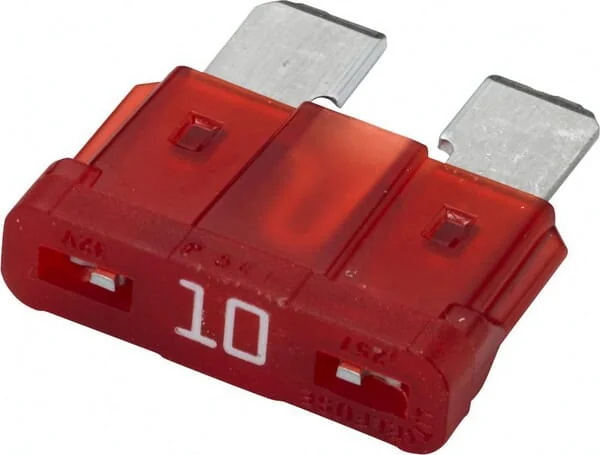 Hella - 8JS711686002 - Fuse Standard Blade 32V 10A Length 18.6mm Red Pack 50x Hella