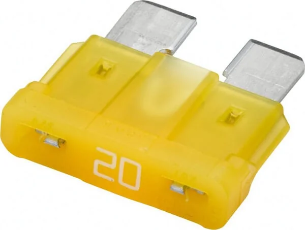 Hella - 8JS711688002 - Fuse Standard Blade 32V 20A Length 18.6mm Yellow Pack 50x Hella