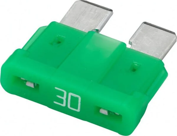 Hella - 8JS711690002 - Fuse Standard Blade 32V 30A Length 18.6mm Green Pack 50x Hella