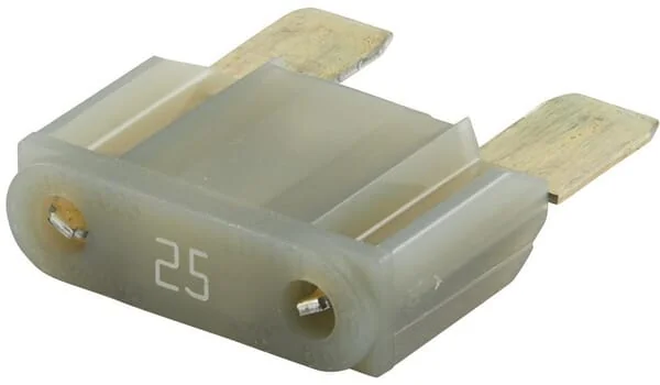 Hella - 8JS728595212 - Fuse Maxi Blade 25A Length 34.1mm Grey Pack 10x Hella