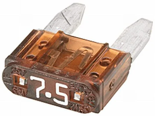 Hella - 8JS728596111 - Fuse Mini Blade 7.5A Length 10.9mm Brown Pack 50x Hella
