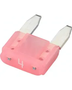 Hella - 8JS728596121 - Mini Fuse, 4 A, Pink