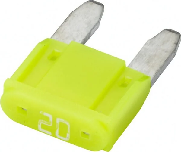 Hella - 8JS728596232 - Fuse Mini Blade 32V 20A Length 16.3mm Yellow Pack 10x Hella