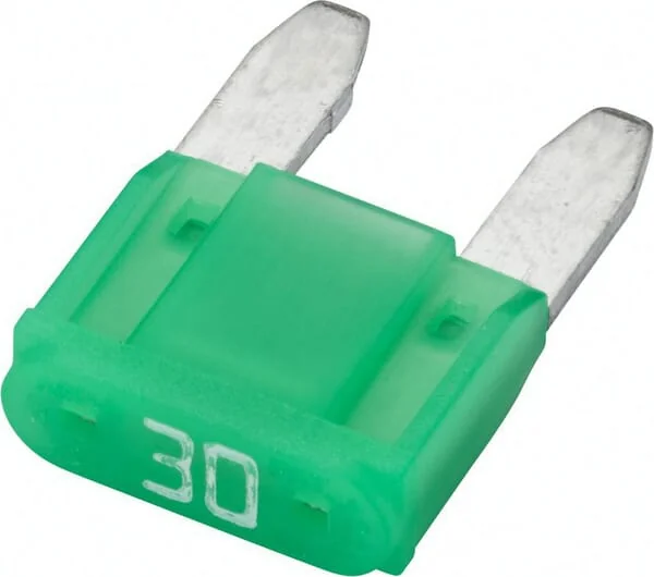 Hella - 8JS728596252 - Fuse Mini Blade 32v 30a Length 16.3mm Green Pack 10x