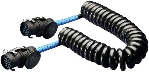 Hella - 8KA007648041 - Coiled Cable Hytrel 15 Pin 24v