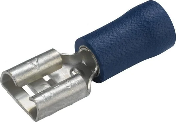 Hella - 8KW044022003 - Terminal Blade Female, Blue, 1.5-2.5mm² 6.3x0.8mm, Blister (100x), Hella