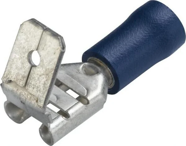 Hella - 8KW044032003 - Terminal Blade Female, Blue, 1.5-2.5mm² 6.3x0.8mm, Blister (50x), Hella