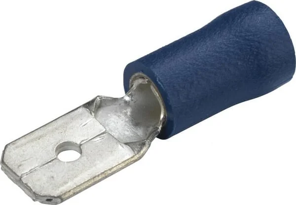 Hella - 8KW044288812 - Terminal Blade Male, Blue, 1.5-2.5mm² 6.3x0.8mm, Blister (15x), Hella