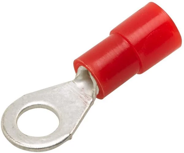 Hella - 8KW178042012 - Ring Connector, Red, 0.5-1.5mm² Diameter 4.3mm Series A, Blister (100x)