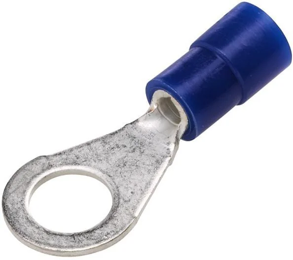 Hella - 8KW178042132 - Ring Connector, Blue, 1.5-2.5mm² Diameter 6.5mm Series A, Blister (100x)