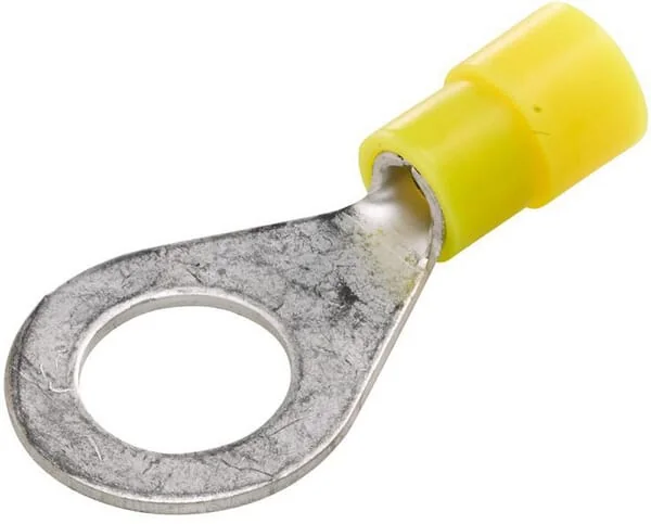 Hella - 8KW178042242 - Ring Connector, Diameter 10.5mm Series A, Yellow, 4-6mm² Blister (50x)